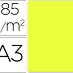 Cartolina Guarro A3 Amarelo Limao 185 Gr (50 Folhas)
