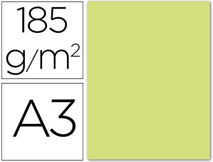 Cartolina Guarro A3 Verde Maçã 185 Gr (50 Folhas)