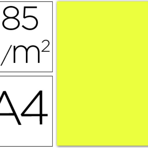Cartolina Guarro A4 Amarelo Limao 185 Gr (50 Folhas)