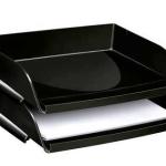 Tabuleiro de Secretaria Cep Plastico Preto Greenspirit Plastico 348X257X66 mm