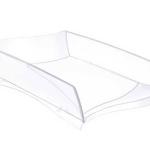 Tabuleiro de Secretaria Cep Isis Plastico Branca 380X275X82 mm
