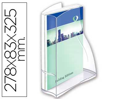 Porta Revistas CEP Isis Plastico Transparente