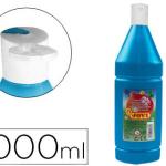 Guache Escolar Jovi 1000 ml Azul Cyan