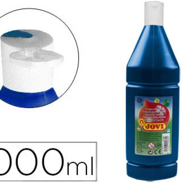Guache Escolar Jovi 1000 ml Azul Ultramar