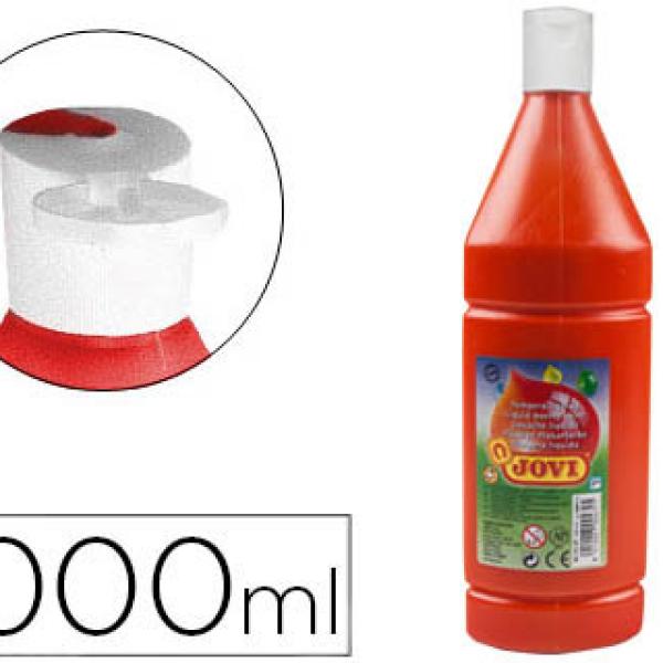 Guache Escolar Jovi 1000 ml Vermelho