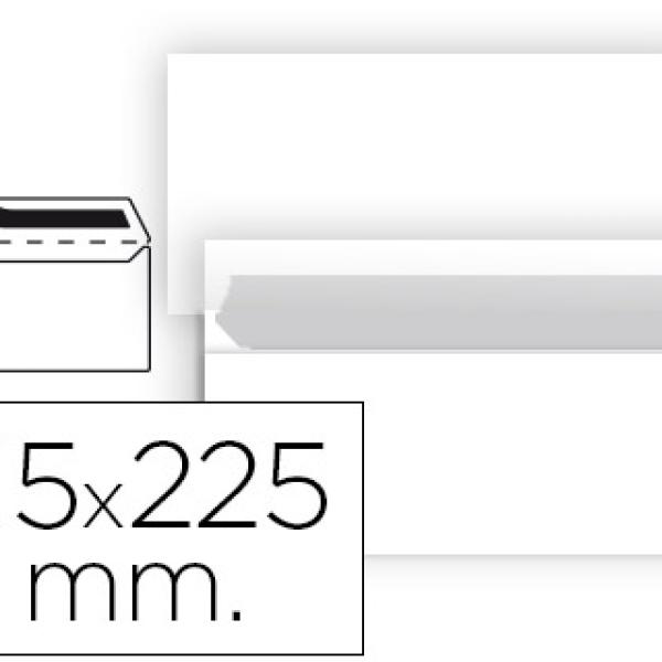 Pack 25x Envelope N 5 Branco Americano 115x225mm Tira de Silicone