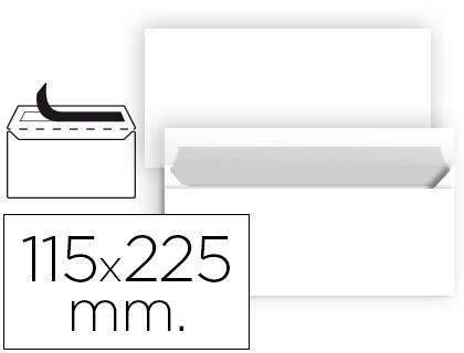 Pack 25x Envelope N 5 Branco Americano 115x225mm Tira de Silicone