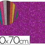 Goma Eva c/ Purpurina 50X70cm 60G/M2 Espessura 2mm Violeta