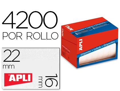 Etiqueta Apli Adesiva 1683 Tamanho 16X22 mm em Rolo de 4200 Unidades