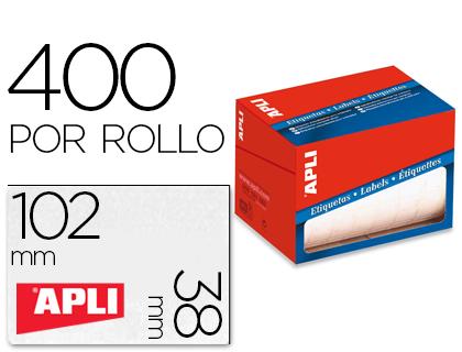 Etiqueta Apli Adesiva 1698 Formato 38X102 mm em Rolo de 400 Unidades