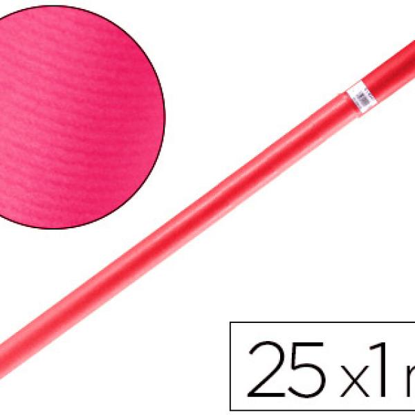 Papel Kraft Fucsia Rolo 25X1 Mt