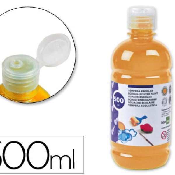 Guache Escolar 500 ml Laranja