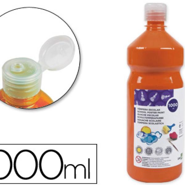 Guache Escolar 1000 ml Laranja