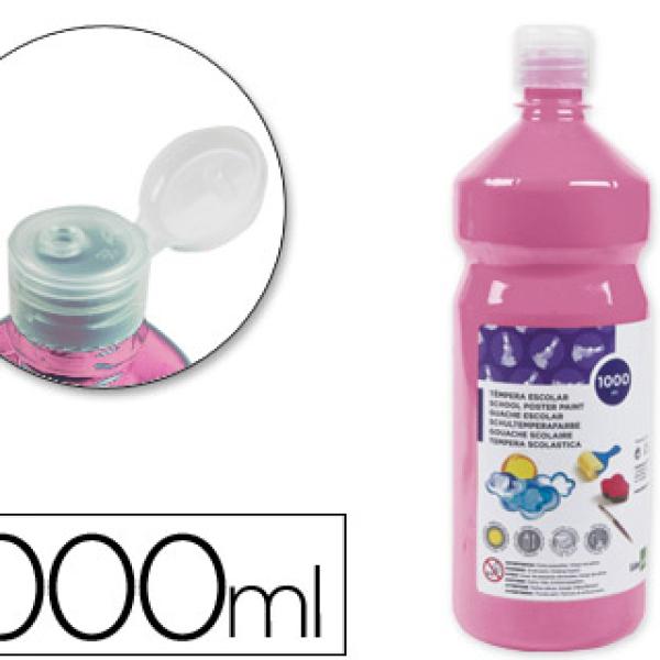 Guache Escolar 1000 ml Rosa