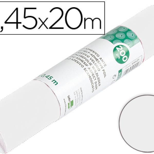 Rolo Adesivo Unicolor Branco Brilho Rolo de 0,45 X 20 Mt