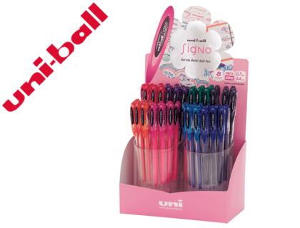 Roller Uni Ball Um - 120 Sign O 0,7 mm Tinta Gel Expositor de 48 Cores Basicas