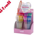 Roller Uni Ball Um - 120 Sign O 0,7 mm Tinta Gel Expositor de 48 Cores c/ Purpurina