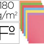 Classificador Gio de Cartolina Folio Cores Pastel Sortidas 180g/m2 Embalagem de 50 Unidades