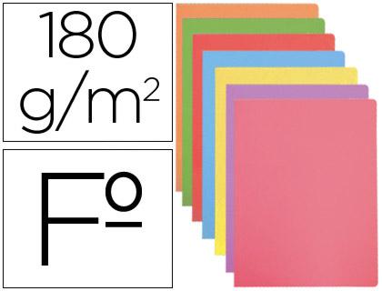 Classificador Gio de Cartolina Folio Cores Pastel Sortidas 180g/m2 Embalagem de 50 Unidades