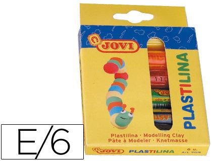 Plasticina Cores Sortidas - 6 Barras - JOVI