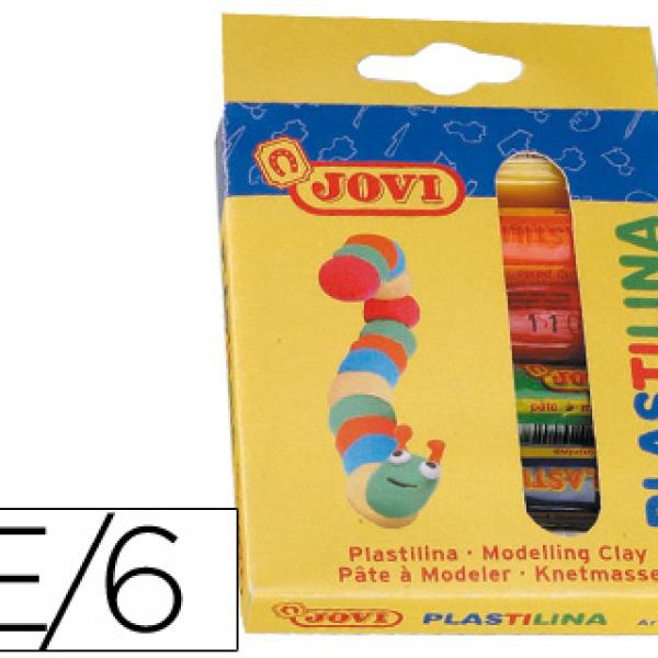 Plasticina Cores Sortidas - 6 Barras - JOVI