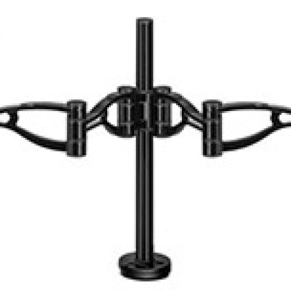 Braço Para Monitor Plano Duplo Profissional Vesa Flexivel Para Ecras Ate 10 Kg - FELLOWES