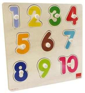 Puzzle Numeros 10 Peças - GOULA