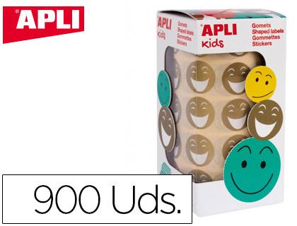 Figuras Apli Auto Adesivas Smile Ouro Cara Feliz Rolo de 900 Unidades