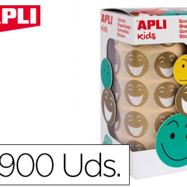 Figuras Apli Auto Adesivas Smile Ouro Cara Feliz Rolo de 900 Unidades