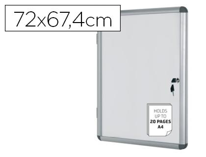 Vitrina Bi - Office de Anuncios Fundo Magnetico Extraplana de Interior 720X674 mm