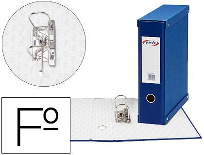 Módulo Pardo 1 Pasta de Arquivo de Alavanca Folio 2 Aneis 70 mm Azul 350X100X290 mm