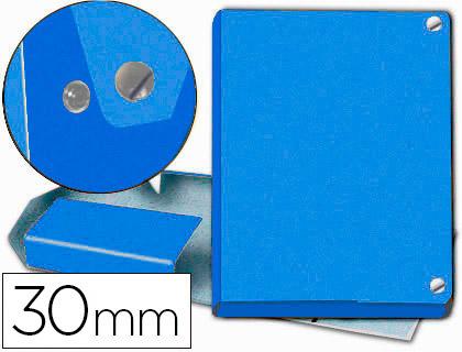 Capa p/ Projetos Pardo Folio Lomo 30 mm Carton Forrado Azul