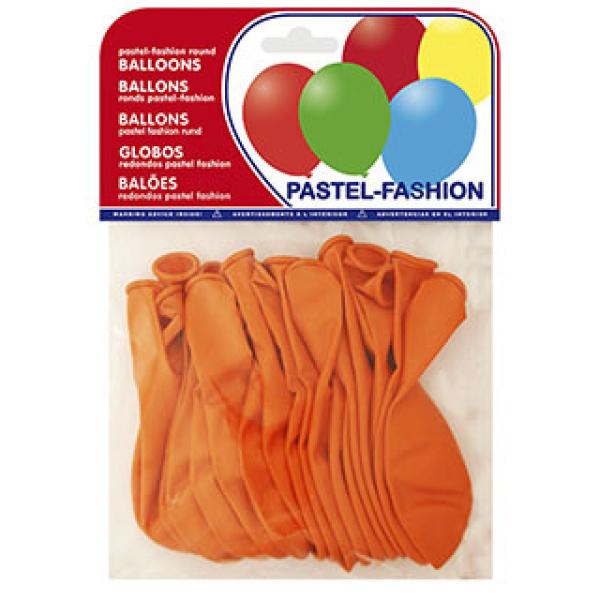 Balões Pastel Laranja (20 Unidades)