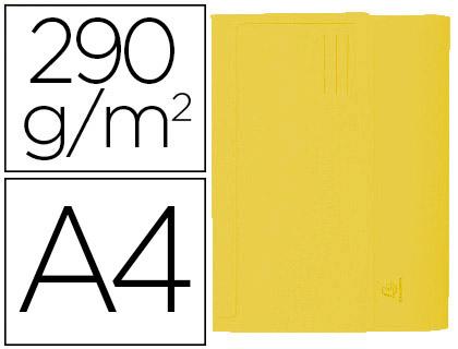 Classificador Exacompta de Cartolina c/ Bolsa Din A4 Amarelo 290g