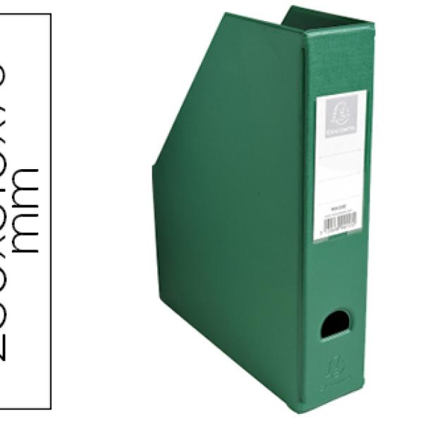 Porta Revistas Exacompta PVC Lombada 70mm Cor Verde 230X310X70 mm