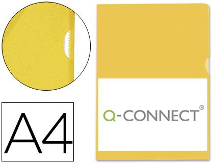 Bolsa Dossier Q - Connect em Plastico Din A4 120 Microns Amarelo Caixa de 100 Unidades
