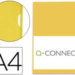 Bolsa Dossier Q - Connect em Plastico Din A4 120 Microns Amarelo Caixa de 100 Unidades
