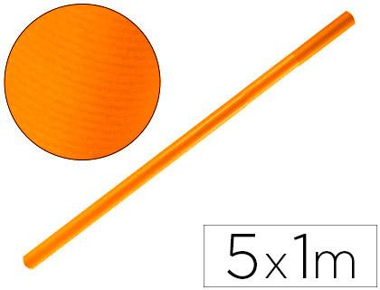 Papel Kraft Laranja Forte Rolo 5X1 Mt