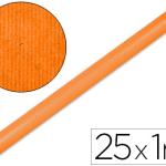 Papel Kraft Laranja Forte Rolo 25X1 Mt