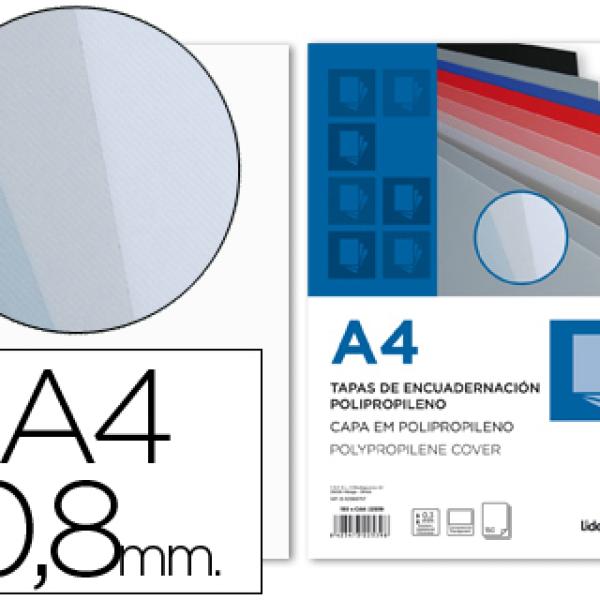 Capa de Encadernacao Polipropileno Din A4 0.8mm Transparente (50 Unidades)
