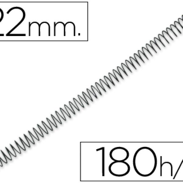 Espiral Q - Connect Metalico 56 4:1 22mm 1,2mm (100 Unidades)