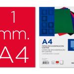Capa de Encadernacao Cartão A4 1mm Vermelha (50 Unidades)