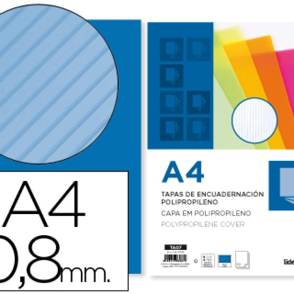 Capa de Encadernacao Polipropileno Ondulado Din A4 0.8 mm (50 Unidades)