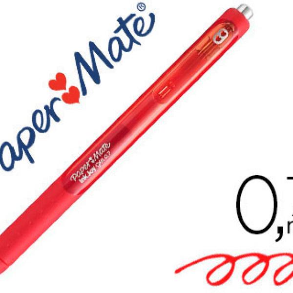 Caneta Paper Mate Inkjoy Retratil Gel Pen Traço 0,7 mm Vermelho