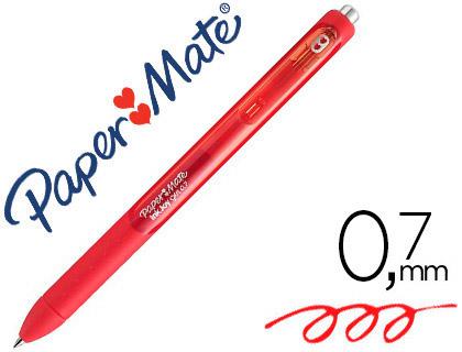 Caneta Paper Mate Inkjoy Retratil Gel Pen Traço 0,7 mm Vermelho