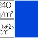 Cartolina 50X65 cm 240G/M2 Azul Zafira Embalagem de 25 Folhas