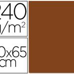 Cartolina 50X65 cm 240G/M2 Castanho Escuro Embalagem de 25 Folhas