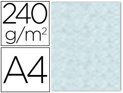 Papel de Cor Pergaminho c/ Cantos A4 240G/M2 Azul (10 Folhas)
