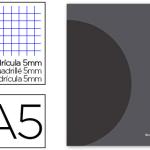 Caderno Escolar Agrafado 360 Capa Plastico A5 48F 90g/m2 c/ Margem Dupla Capa Preta