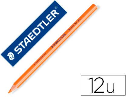 Lápis Staedtler Fluorescente Triangular Top Star Laranja